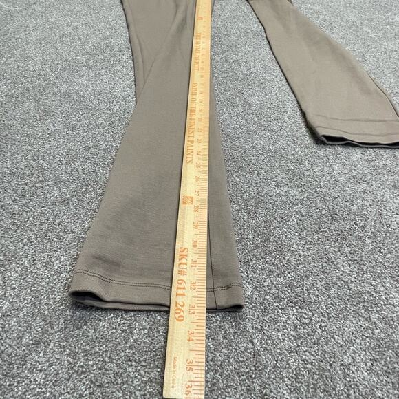 athleisure Betabrand yoga pants small khaki pullon workout dress pants stretch - Picture 4 of 12